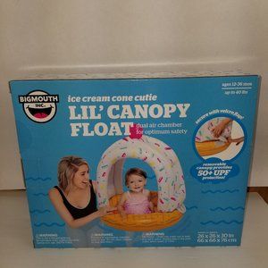 Bigmouth, Inc. ice cream cone cutie Lil' Canopy Float ages 12-36 mon up to 40lb